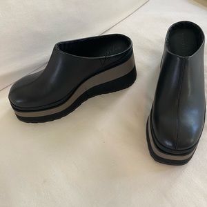 New Naked Feet Coach in Black platform clogs
